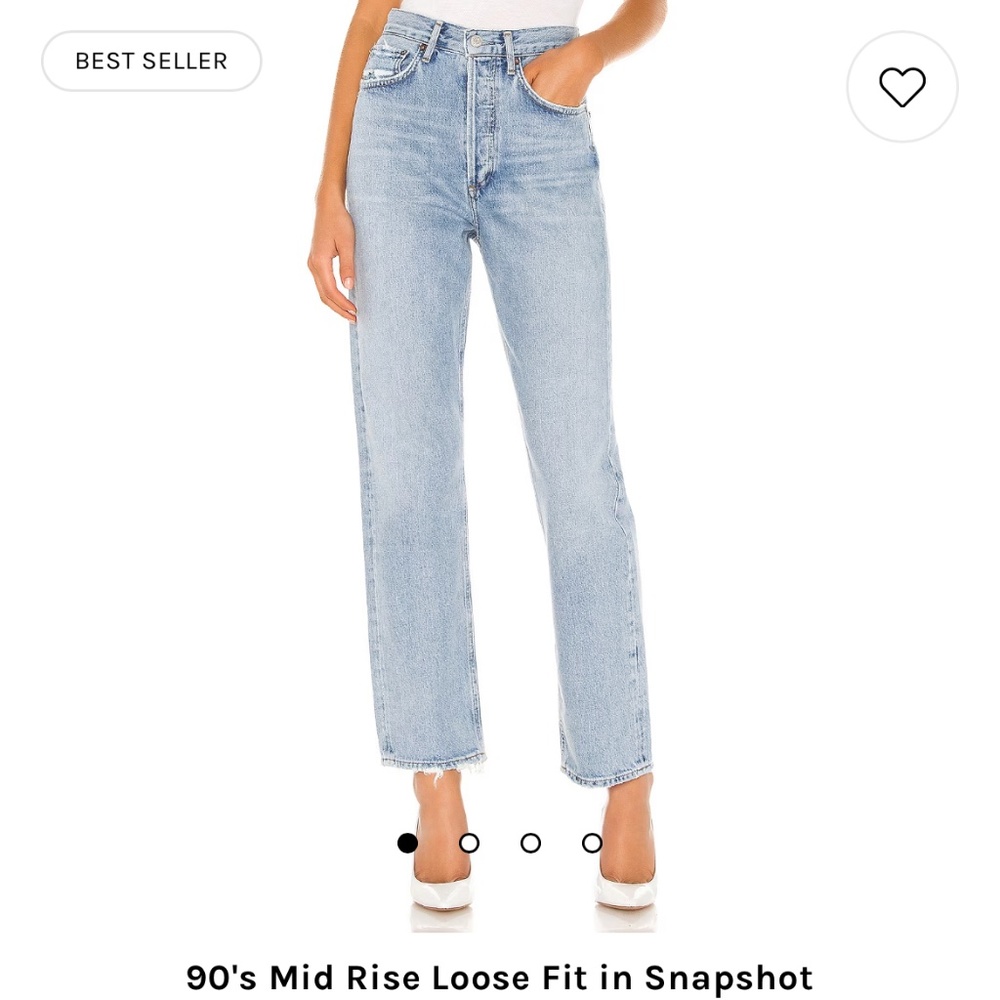 Agolde 90’s Mid Rise Loose Fit in Snapshot